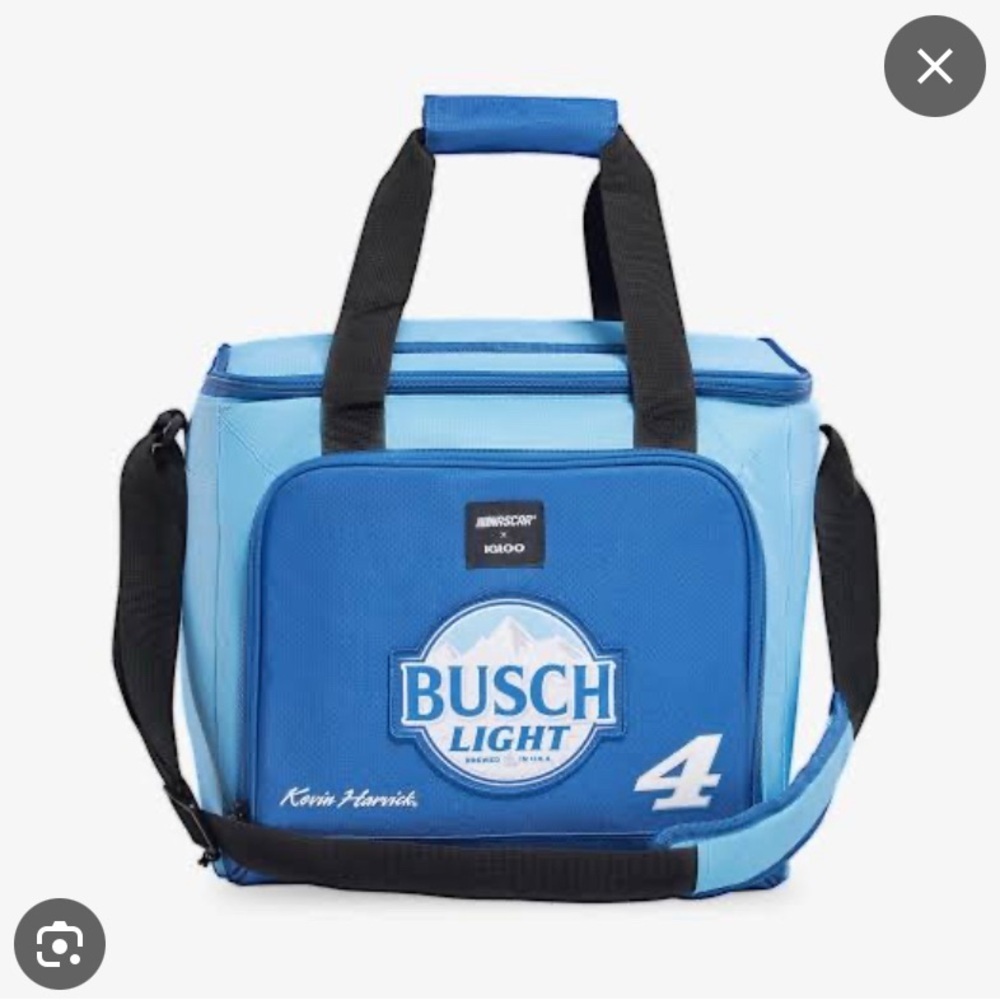 NASCAR Igloo 36 Can Cooler Softside Insulated Collapsible Bag Kevin Harvick NWT